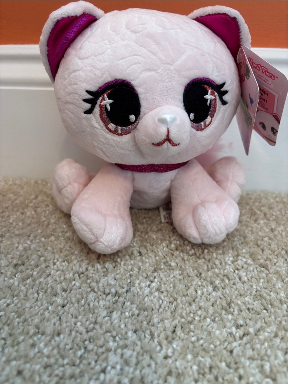 Gund P.Lushes Pets April Fiore Pink Kitten